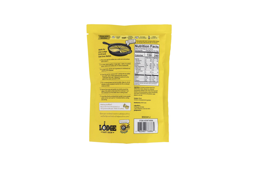 LODGE COOKWARE Skillet Cornbread Mix - Hotshot Jalapeno